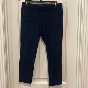 Navy - Banana Republic - Sloan Crop Pants - 4